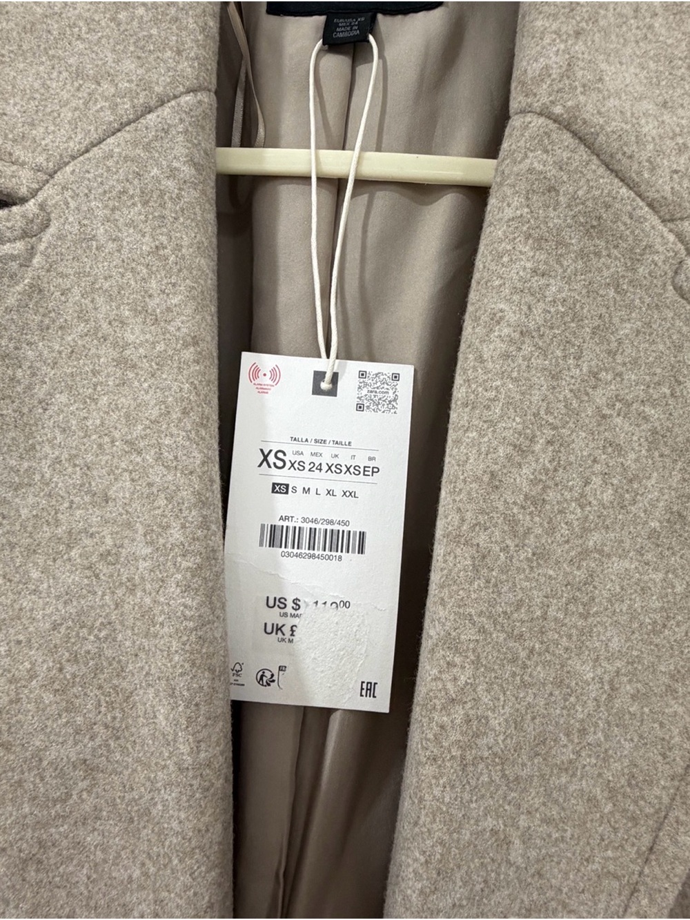 Zara Soft Oversize Coat - Picture 4 of 4